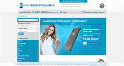 Desktop Screenshot of handyersatzteilshop.de