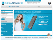 Tablet Screenshot of handyersatzteilshop.de